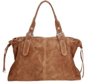 Gave Lux Schultertasche für Damen Suède GLX22011023FBG