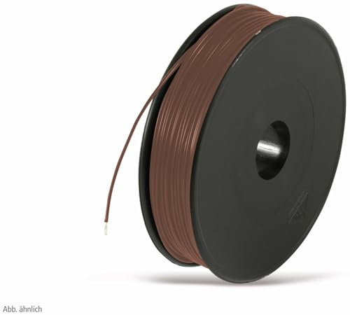 Schaltlitze LiYv, 0,14 mm², 25m Spule, braun