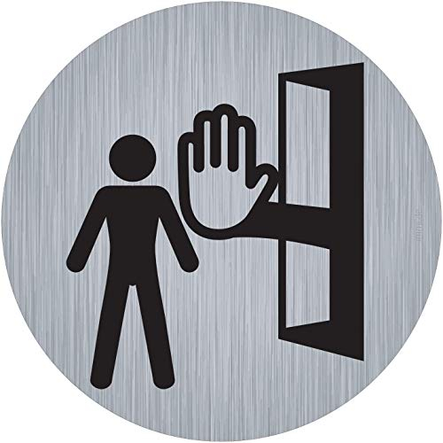 immi Zutritt verboten Aufkleber, Privat/Kein Zutritt Türschild, 95mmØ