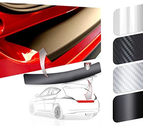 PR-Folia Ladekantenschutz Folie für Skoda Kamiq (ab Bj.09/2019) - Stoßstangenschutz Lackschutzfolie SCHWARZ