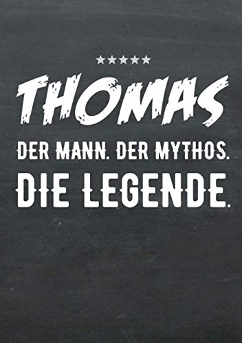 Buch-Kalender 2021 im Format A5 - Thomas, der Name, das Geschenk - Thomas, der Mann, der Mythos, die Legende: Kalenderbuch, Terminplaner und ... alle mit dem Namen Thomas, 1 Woche = 2 Seiten