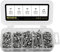 M3 240PCS Vis cylindriques en Acier inoxydable Bouton à tête hexagonale Socket Tête Câble Boulons Vis avec écrous Assortiment 10mm 16mm 20mm 25mm