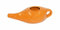 Biebri Neti Pot Nasenreinigungskanne, Nasenkännchen, Nasenspülkännchen aus Keramik, 250 ml, Orange