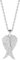 Viwind Collar Mujer Alas de ángel 925 Alas de plata esterlina Colgante Amor Joyería hecha a mano Regalo con escaparate