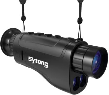 Sytong GS06 35mm Handheld Thermal Scope with Long Rangefinder Hunting Night Viewing Thermal Imaging Monocular with White Hot, Black Hot, Red Hot, Fusion,Target Highlight,Edge