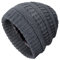 Beanie Mütze für Damen und Mädchen Winter Gestrickte Satin Gefütterte Beanie Hüte Strickmützen für Reisen Camping Skating Skifahren Outdoor Aktivitäten Grau