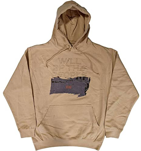 Muse Hoodie Will of The People Band Logo Official Unisex Sand Pullover M
