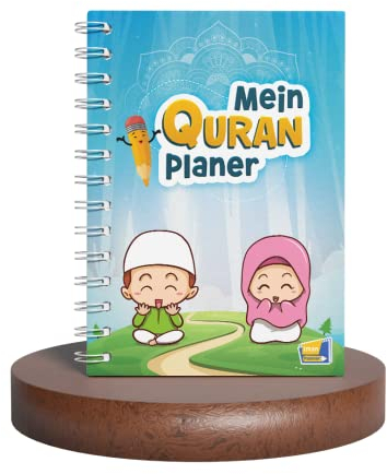 NIYYAH Quran Planer Deutsch für Kinder Koran islamisches Geschenk Ramadan Eid inkl Poster mit Aufkleber