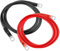 Idota Cable Batería 35mm²/2AWG 50cm Bateria Cable Coche 12 V con Abrazaderas de Anillo M8 para Automóviles, Motocicletas, Caravanas Solares, Marinos(50cm)