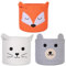 ACOHSY Storage Baskets Storage Boxes,Set of 3 30x30x30 Toy Storage,Kallax Storage Boxes,Can be used as Washing Basket,Dog Toy Basket,Clothes Basket,Kallax