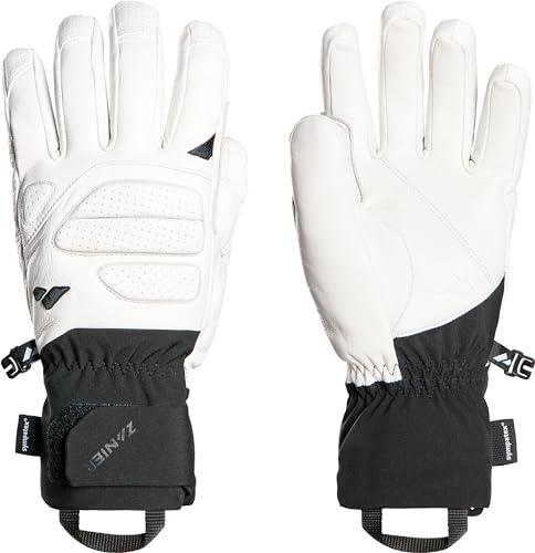 Zanier Unisex Revolution.STX Handschuhe, Black/White, 7