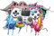 3D Wandtattoo Gamer Cartoon Tapete Wandaufkleber Kinderzimmer Wanddekoration Selbstklebend Wandtattoo Bunte Gaming Poster Videospiel Wandstikcer Für Jugendzimmer Deko Geschenk 40×60cm
