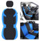 Chifeng Autositzbezüge Für Citroen C3 C3 Aircross C3 Picasso C4 C4 Cactus C5 C5 Aircross C5 X C6 DS4 DS5 – Komplettset Polyester Autositzschoner (Blau)