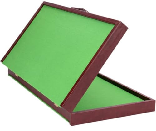 Muteitt Klappbarer Mahjong-Tisch, Tragbarer Majong-Tisch, Mini-klapptisch Für Mahjong, Poker, Kartenspiele, Brettspiele, Fliesenspiele