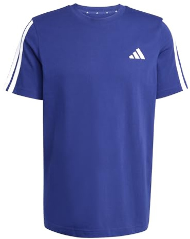 adidas Herren Men 3-Stripes Shirt, Dark Blue, 3XL