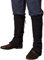 Burgschneider - Dungeons & Dragons Schurke Gamaschen Schwarz (S/M, Unisex, Baumwolle) Mittelalter, Fantasy - Medieval Inspired Fantasy Costume