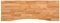 vidaXL Schreibtischplatte Hellbraun 140x50x2,5 cm Massivholz Eiche, Arbeitsplatte, Küchen Arbeitsplatte, Ersatztischplatte, Tischplatte