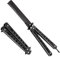 Butterfly Comb, Butterfly Comb Practice Comb, 1-piece Butterfly Comb Stainless Steel Foldable, Pocket Comb Feather Comb Hair Comb Hair Accessories (Black)