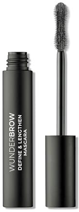 WUNDERBROW Define & Lengthen Mascara Schwarz – langanhaltend, wasserresistent & wischfest für definierte, verlängerte & voluminöse Wimpern