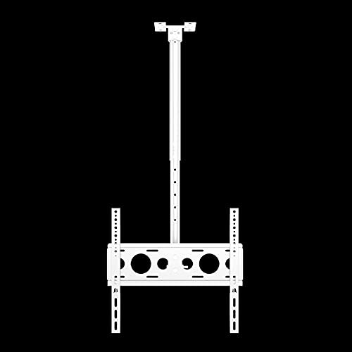 TV Stand,tv Wall Mount Full Motion 360° Rotation Ceiling TV Mount, Fits Most 26-50 Inch LED Screen Display, with Loading 110 Lbs, White,2m