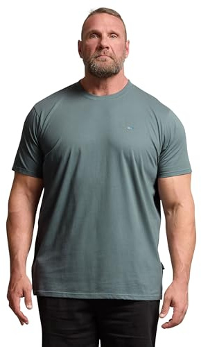 BadRhino Big & Tall Storm Blue Core T-Shirt - Men's - Plus Size Curve