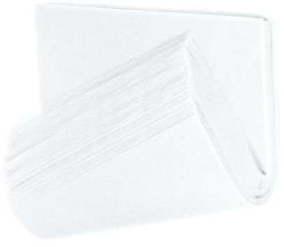 Nail Dust Collector Filter, 100 Sheets White, Replaceable Nail Dust Filters Paper, For Salon Spa Tech Extractor Supplies