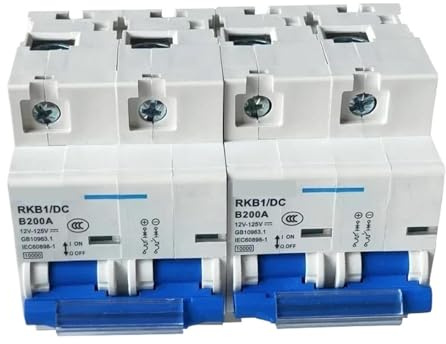 Disjoncteur De Batterie 2p DC 12V 24V 36V 48V 60V 72V 96V 120V, 80A/100A/125A/200A/250A, Interrupteurs À Air(125A)