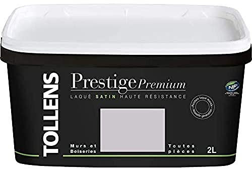 TOLLENS Prestige PM Peinture Murs, Meubles et Boiseries Satin Boudoir Givre 2L 28 M²