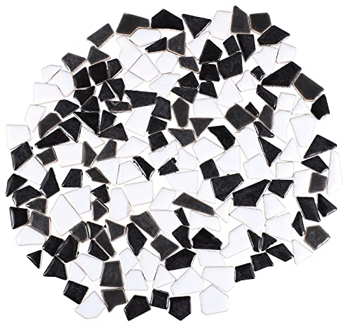 EXCEART 200g Bunte Keramische Mosaikfliesen Unregelmäßige Diy Mosaiksteine Für Kreative Bastelprojekte Für Gartenwege Badezimmerböden Und Dekorationen