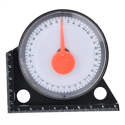 ANCLLO Mini Inclinometro Strumento di Misura Goniometro Misuratore di Livello di Inclinazione Angolo Finder Clinometro Misuratore di Angolo di Pendenza con Base Magnetica