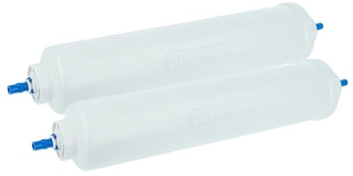 vhbw 2x Wasserfilter Filterkartusche Filter kompatibel mit LG Electronics GR-P207TUJA, GR-P207TUJK, GR-P208TUDK, GR-P209CLQA Side-by-Side Kühlschrank