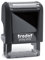 Trodat Printy 4910 - eco schwarz - mit Wunschtext personalisierbarer Namensstempel, Firmenstempel oder Textstempel - 2 Zeilen - 26x9mm
