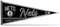 Rico Industries NBA Basketball Brooklyn Nets Classic 30,5 x 76,2 cm Filz-Wanddekoration, ideal für Zuhause/Schlafzimmer/Männerhöhle