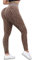 Butt Lift Leggings für Frauen Scrunch Workout Yoga Hose Booty Hohe Taille Nahtlose Kompression Sport Strumpfhose, #0_Braun, Mittel