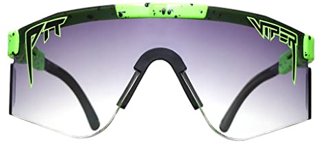 Pit Viper Originelle Sonnenbrille doppelt breit niedrige Helligkeit The Boomslang Fade