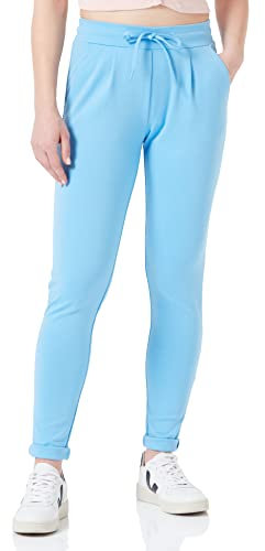 ICHI IHKATE PA2 Damen Sweathose Sweatpants Relaxhose mit Stretch Schmaler Schnitt mit Elastikbund, Größe:XXL, Farbe:Little Boy Blue (164132)