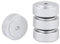 Piedini di Isolamento del Giradischi Piedini Dell'amplificatore per Lega di Alluminio 4 Pezzi 20 * 8 Mm Piedini Dell'amplificatore in Lega di Alluminio Piedini (Argento)