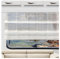 Raffrollo TORVI Creme mit Streifen-Optik Raffstore für Wohnmobil und Caravan Fertiggardine inkl. PVC Flachprofil Höhe 70 cm, Breite wählbar
