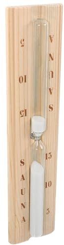 BESPORTBLE Sauna Sanduhr Aus Holz Minuten Timer Praktische Sanduhr Für Sauna Und Spa Langlebiges Design Als Für Freunde Und Familie