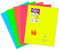 Clairefontaine 981423Cpack Un Lot de 10 Cahiers Agrafés Koverbook Neon - 24x32 cm - 96 Pages Grands Carreaux - Papier Blanc 90 g - Couvertures Polypro Opaques - Couleurs Assorties Aléatoires