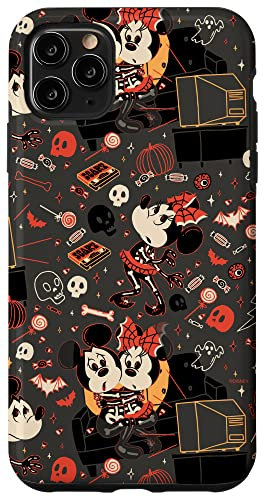 iPhone 11 Pro Max Disney Mickey Mouse & Minnie Mouse Scary Sweet Halloween Case