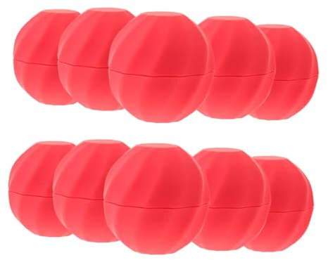 HAKIDZEL 10pcs Box Spherical Lipstick Case Lip Balm Pots with Lids Lip Tube Lip Gloss for Kids Empty Eyeshadow Pallet Lip Balm Bottles in Bulk Plastic Dispenser Chopsticks Travel