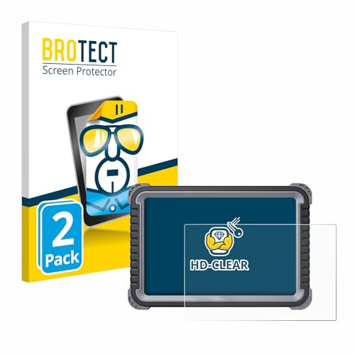 BROTECT Schutzfolie für Topdon Phoenix Plus | 2 Stück Transparenter Displayschutz Made in Germany Klare Displayschutz-Folie Clear Einfache Montage Case-Friendly