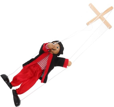 HEMOTON Holzpuppenschnur Piraten-marionettenpuppe Marionettenpuppen Für Kinder