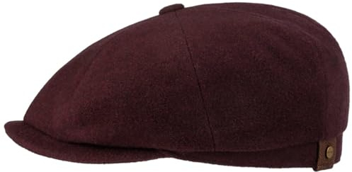 Stetson Hatteras Noir Schirmmütze Uni meliert Damen und Herren Herbst Winter