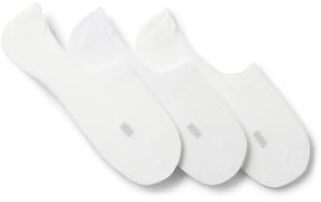 BOSS Herren 3P SL Uni CC Dreierpack Füßlinge aus Baumwoll-Mix