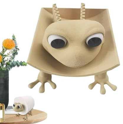 Support de papier toilette Grenouille Frog Distributeur de rangement Support de mouchoirs de mouchoir Ratina de papier toilette rustique Organisateur de salle de bain Organisateur de papier toilette