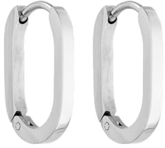 Purelei® Elegante Charm Ohrringe für Frauen – Vielseitig kombinierbar, 18K vergoldet, Edelstahl, für jeden Anlass (Silver)