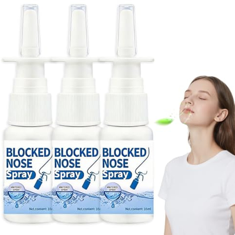 Daozhogo 3 Stück Anti Schnarch Nasenspray, Nasenspray Schnarchstopper Erwachsene, Natürliches Spray für Erwachsene zur Reduzierung von Schnarchen