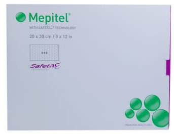 Mepitel Silikon Netzverband 20x30 cm Steril, 5 St